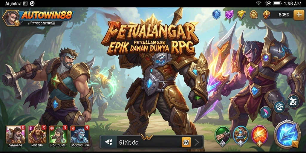 Gameplay dinamis dalam AUTOWIN88 dengan karakter menarik.