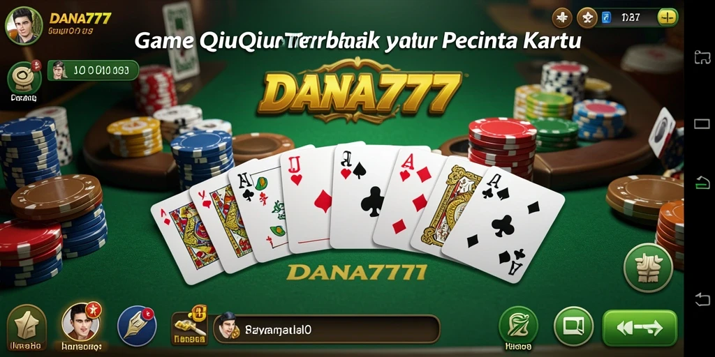Tampilan gameplay seru DANA777 dalam permainan QiuQiu.