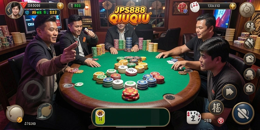 Tampilan gameplay QiuQiu yang menarik dan interaktif.