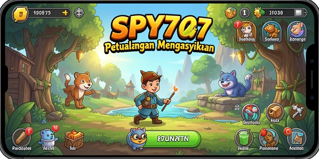 Tampilan gameplay SPY77 yang menggugah selera.